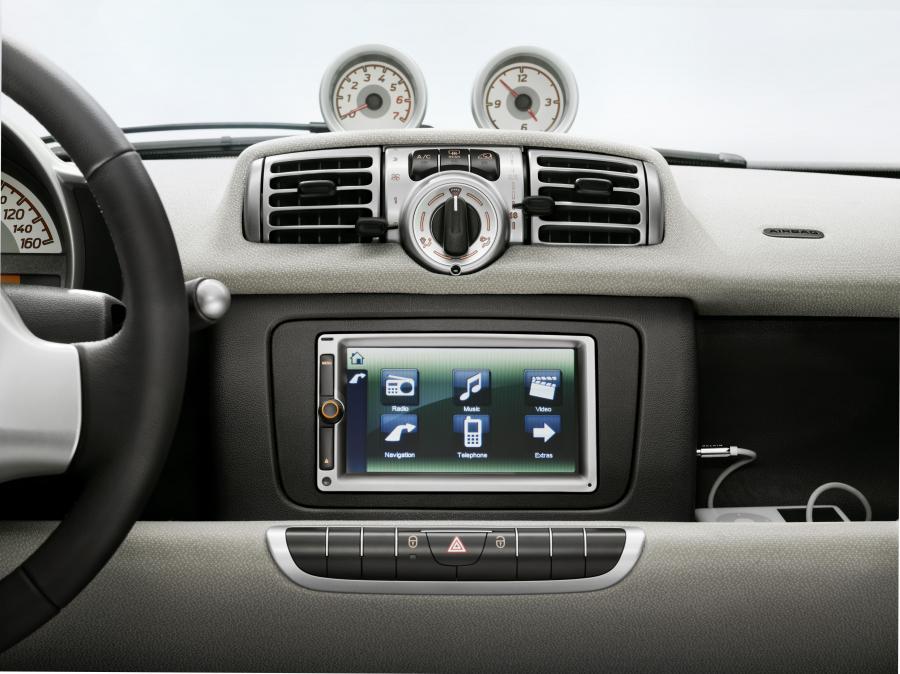 Детали интерьера Smart ForTwo Cabrio Edition Lightshine (A451) 2010 года  (фото 3 из 5)